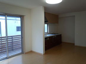 LDKから見たテラス